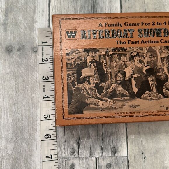 Riverboat Showdown (RARE) The Fast Action Card Game Vintage MCM 1976 - Picture 10 of 11